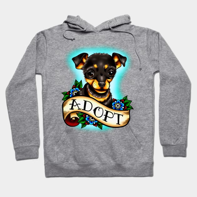 Adopt a Dog Hoodie by ReclusiveCrafts